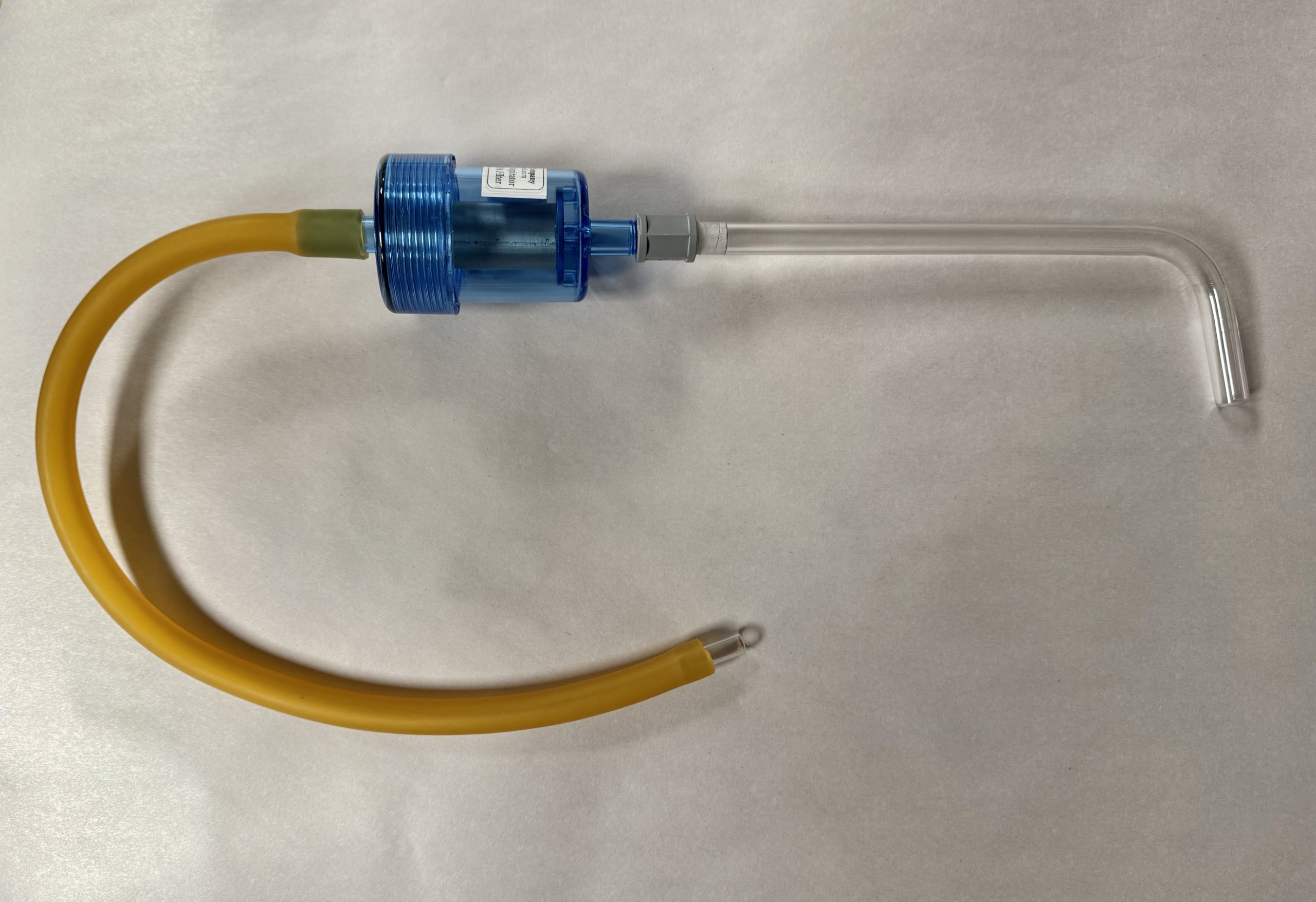 Mouth Aspirator with HEPA Filter and 30-Degree Bent Tube